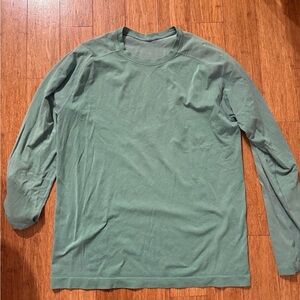 Lululemon Men’s Long Sleeve Shirt Green Size Large Lulu